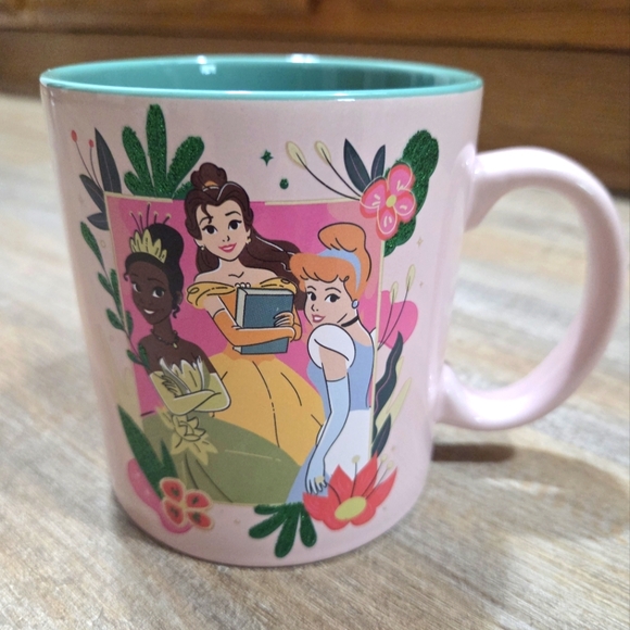 Disney Other - Disney Princess Floral Pink Mug